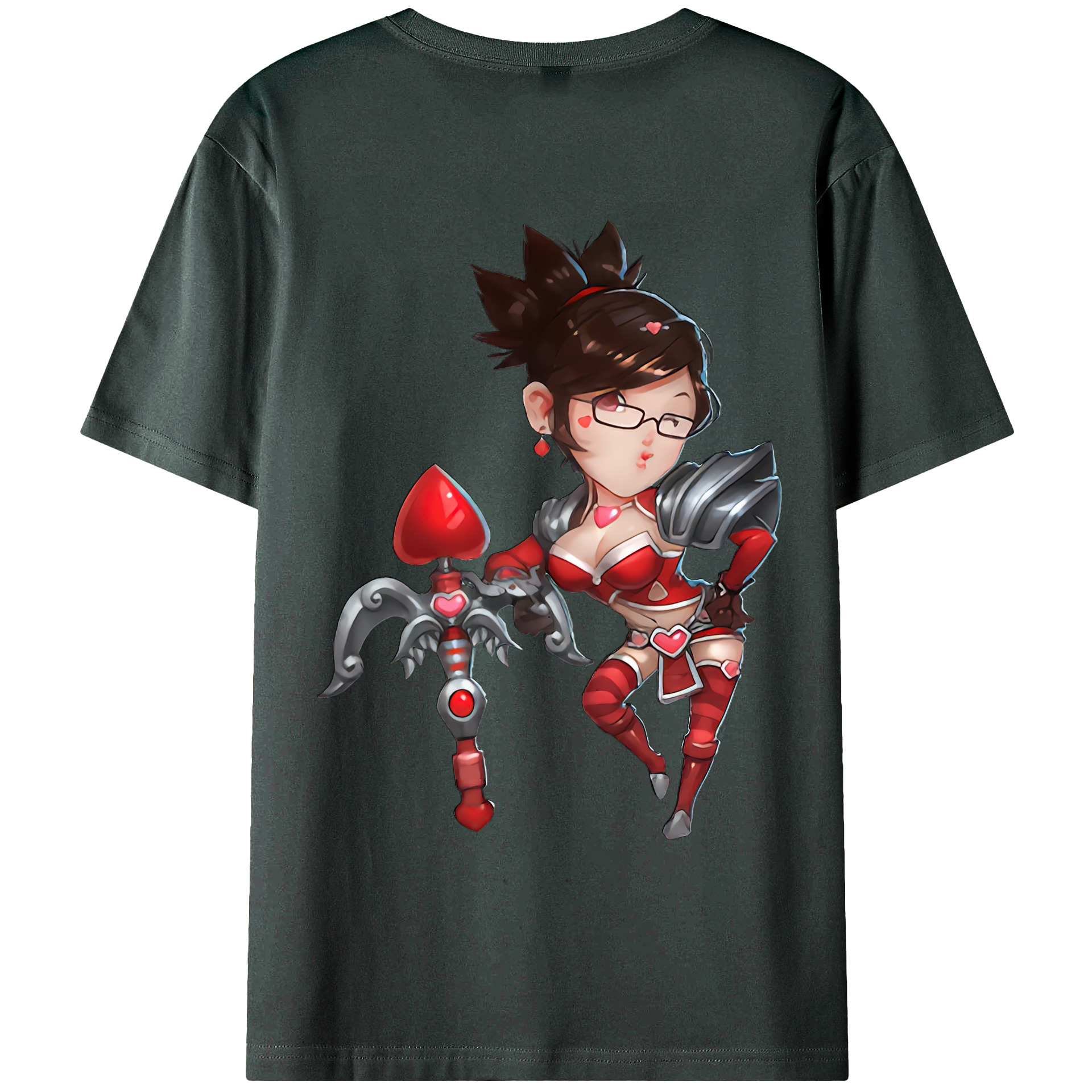 （画像用） リーグ・オブ・レジェンド League of Legends LOL 綿100％ メンズ半袖Tシャツ（バックプリント） 通気性